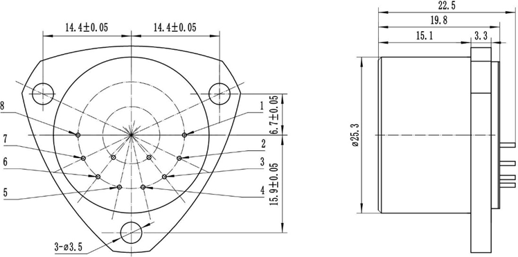 Quartz Flexure Accelerometer Dimensions Quartz Flexure Accelerometer Dimensions