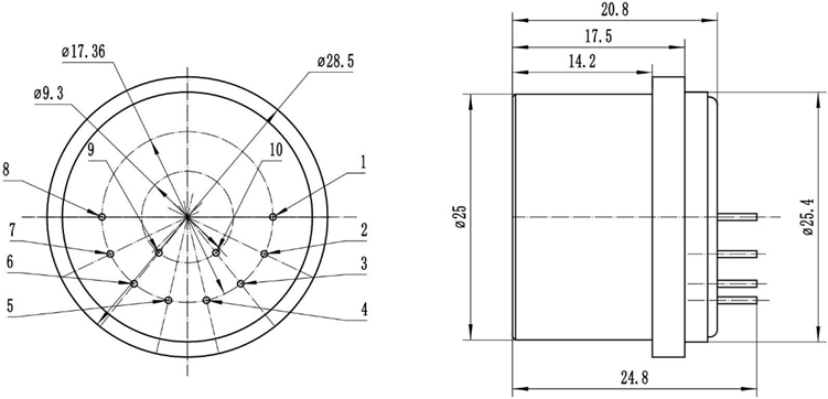 Quartz Flexure Accelerometer Dimensions Quartz Flexure Accelerometer Dimensions