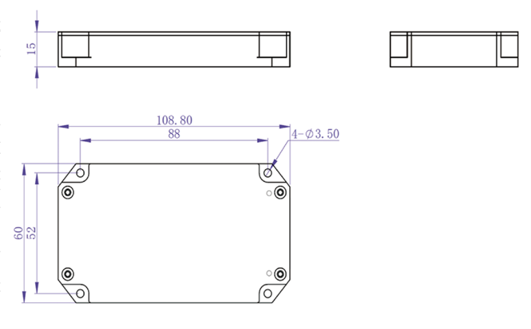 I/F Conversion Circuit Dimensions I/F Conversion Circuit Dimensions