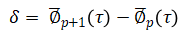 Find the average difference between two adjacent arrays