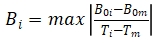 Zero bias temperature sensitivity calculation formula
