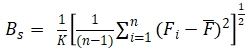 Bias stability calculation formula
