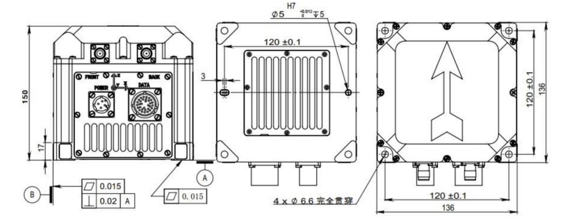 IF3600 Product dimension