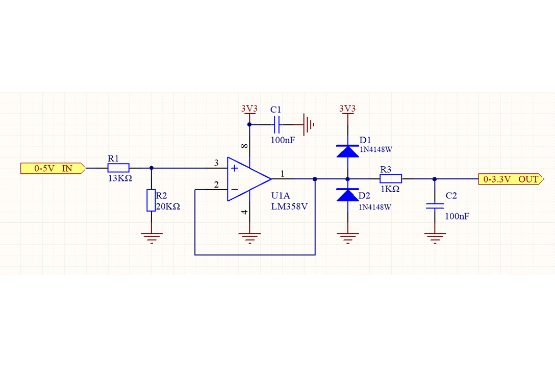 Design of Voltage Input Analog Quantity Acquisition Circuit