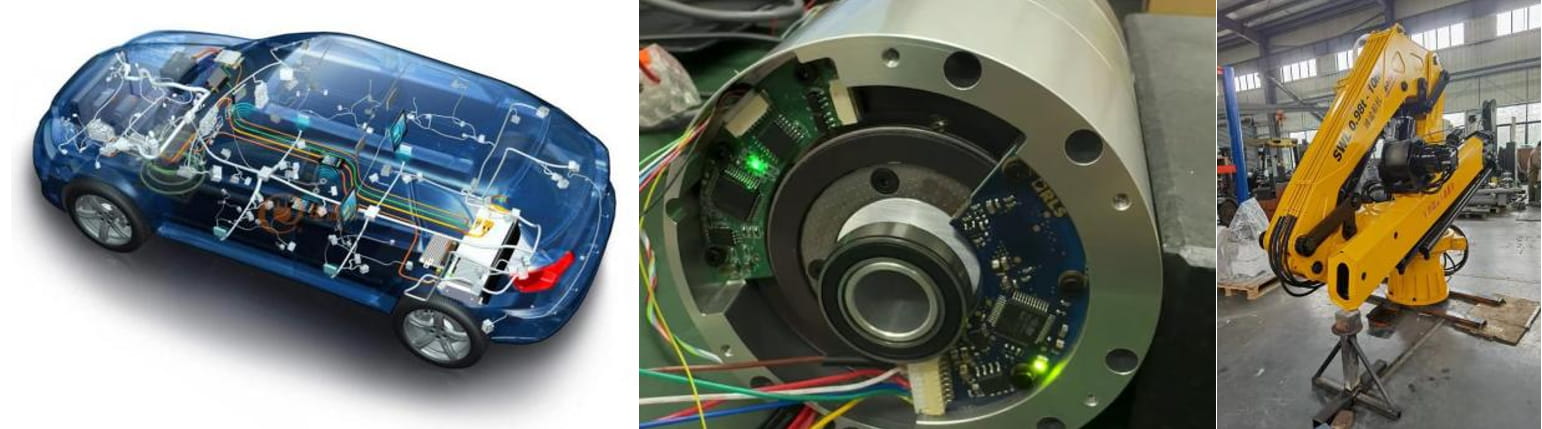 Three-axis Hall sensor technology offering precision angle measurement for automotive and industrial applications.