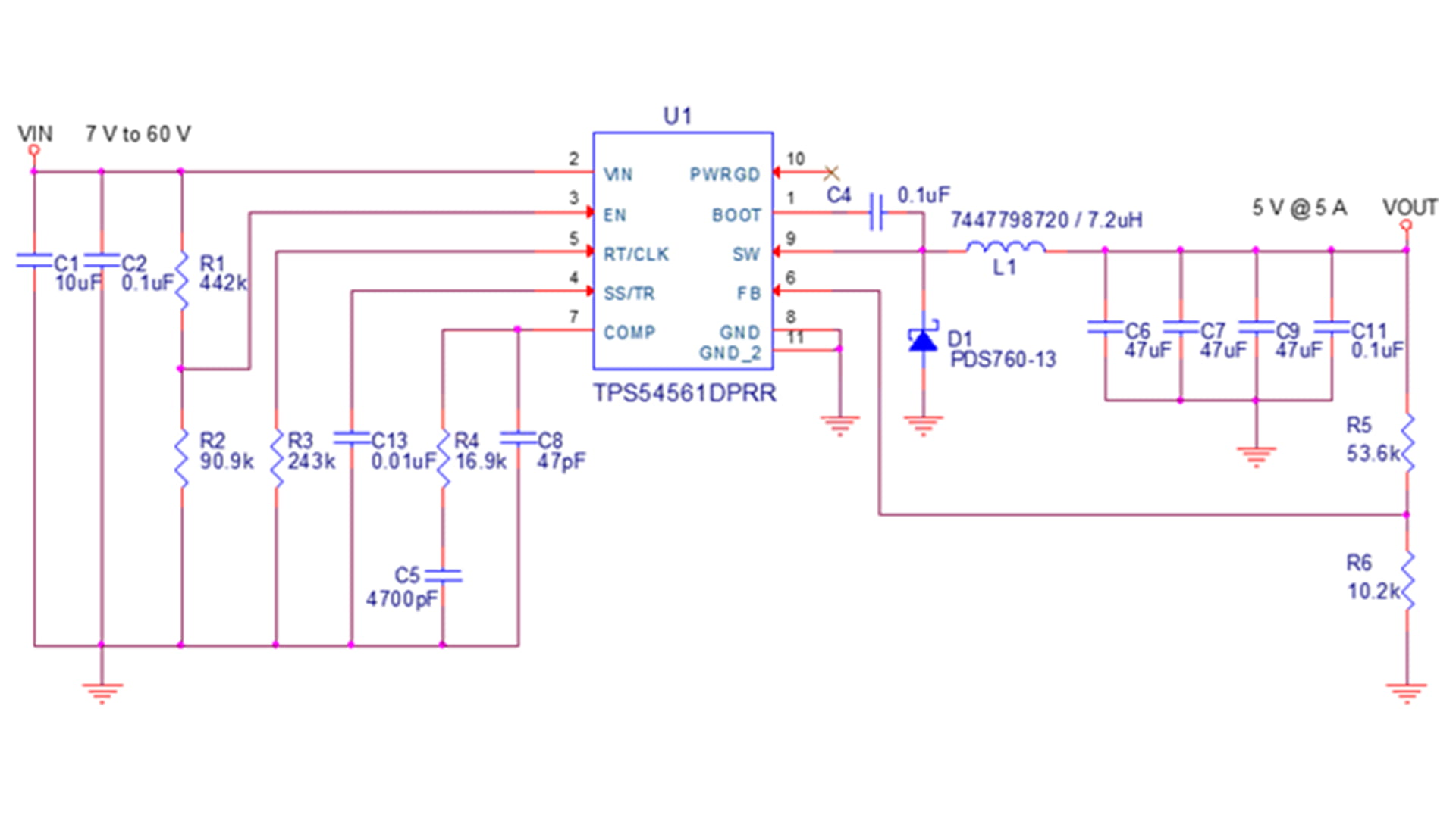 Buck power supply soft start configuration