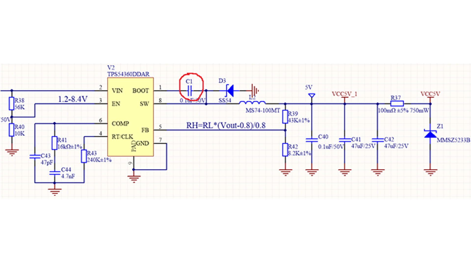 Working mechanism of bootstrap capacitor of buck power chip