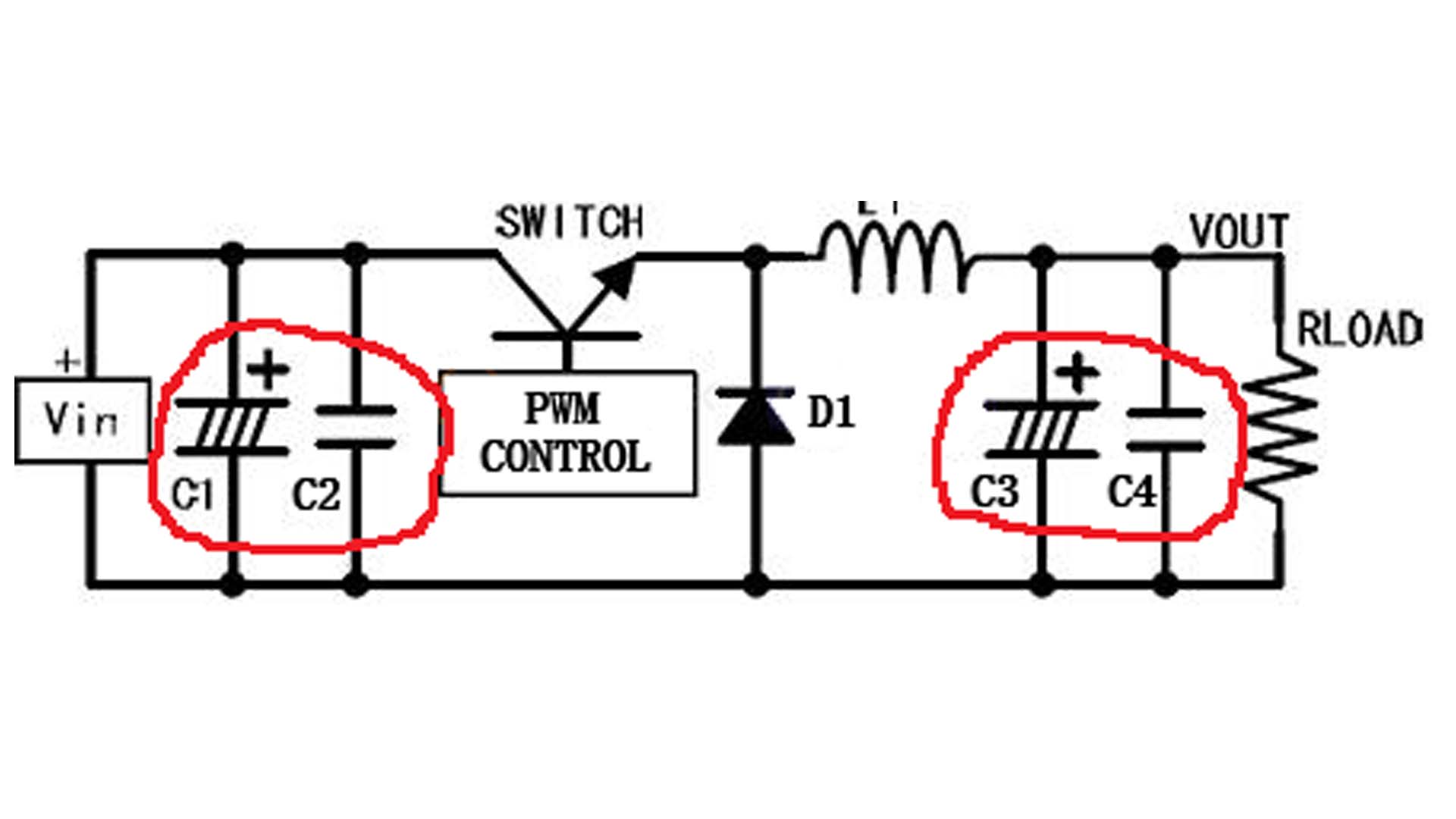 How to suppress ripple in a BUCK power supply