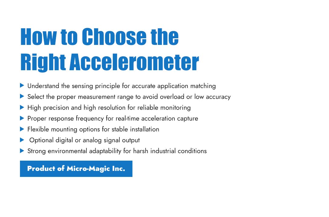 Key Considerations for Selecting Accelerometers in Industrial Automation